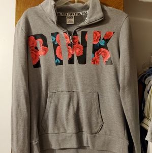 Pink (VS) Floral Quarter-Zip
